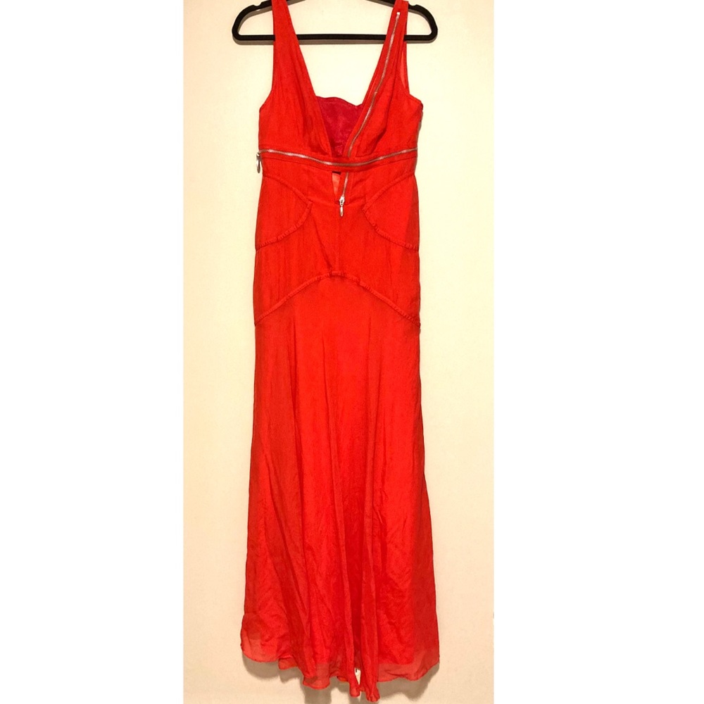 Red cocktail / Maxi / fishtail / mermaid dress